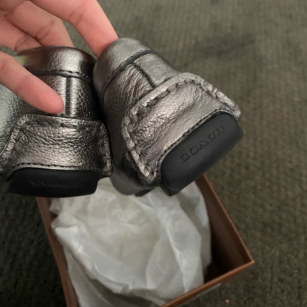 Coach silver loafers - Picture 6 of 6